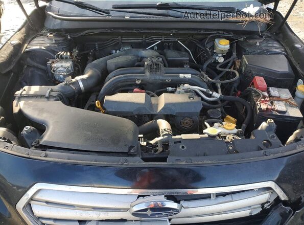4S4BSAJC7G3218183 2016 SUBARU OUTBACK Black უკანა სალონის ხედი