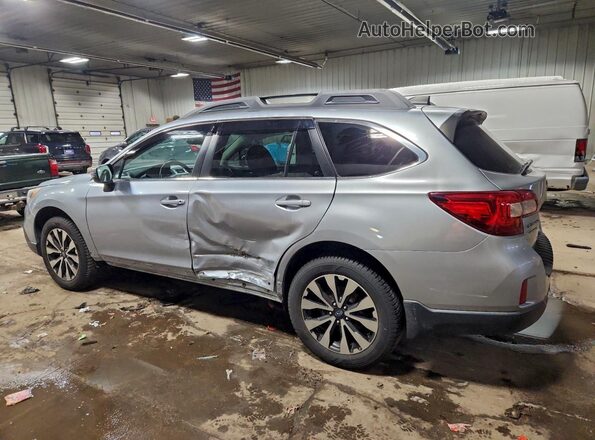 4S4BSAKC1H3259358 2017 SUBARU OUTBACK Серебряный Задняя левая четверть