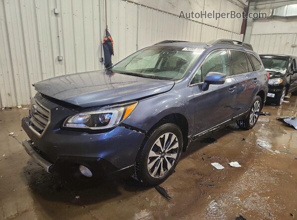 4S4BSAKC1H3378219 2017 SUBARU OUTBACK Синий Передняя левая четверть