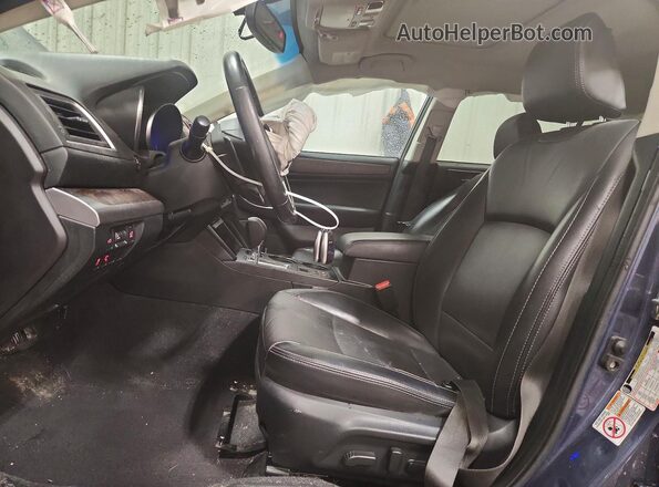 4S4BSAKC1H3378219 2017 SUBARU OUTBACK Синий Вид салона спереди