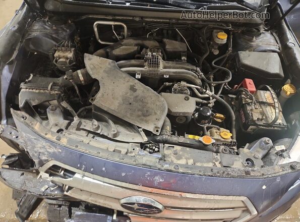 4S4BSAKC1H3378219 2017 SUBARU OUTBACK Синий Вид подкапотного пространства
