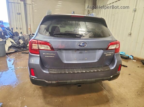 4S4BSAKC1H3378219 2017 SUBARU OUTBACK Синий Вид сзади
