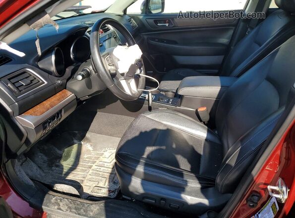 4S4BSAKC5H3270976 2017 SUBARU OUTBACK Burgundy Widok wnętrza z przodu