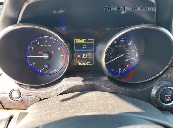 4S4BSAKC5H3270976 2017 SUBARU OUTBACK Burgundy Widok zestawu wskaźników