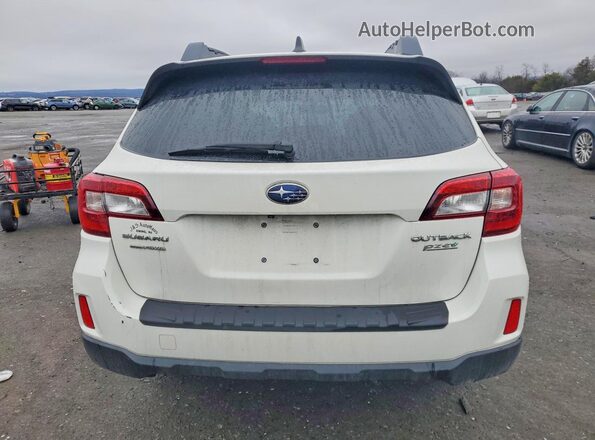 4S4BSAKC5H3408015 2017 SUBARU OUTBACK Белый Вид сзади