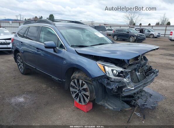 4S4BSAKC7H3379360 2017 SUBARU OUTBACK Blue Передня права чверть