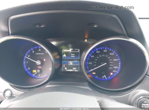 4S4BSAKC7H3379360 2017 SUBARU OUTBACK Blue Вид задніх сидінь