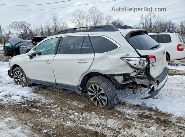 4S4BSALC3G3324076 2016 SUBARU OUTBACK Белый Задняя левая четверть