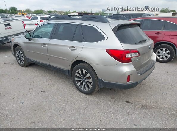 4S4BSALC4G3227646 2016 SUBARU OUTBACK Beige Tył lewy