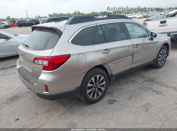 4S4BSALC4G3227646 2016 SUBARU OUTBACK Beige Tył prawy