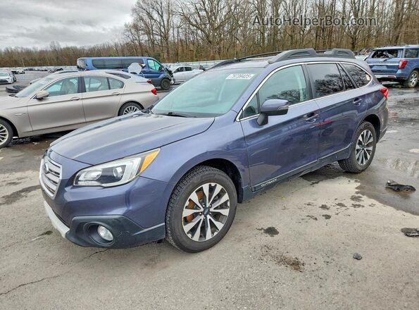 4S4BSANC0G3353175 2016 SUBARU OUTBACK Синий Передняя левая четверть