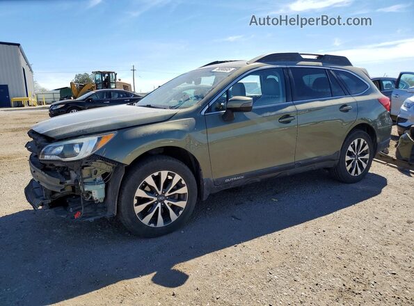 4S4BSANC0H3249609 2017 SUBARU OUTBACK Зеленый Передняя левая четверть