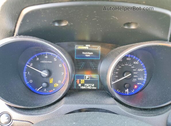 4S4BSANC0H3249609 2017 SUBARU OUTBACK Зеленый Вид щитка приборов