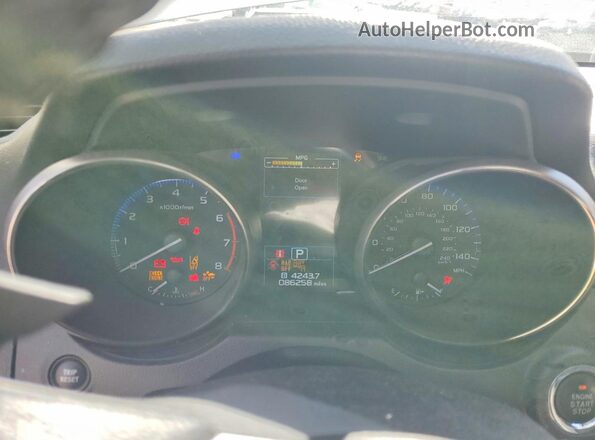 4S4BSANC0K3240187 2019 SUBARU OUTBACK Белый Вид щитка приборов
