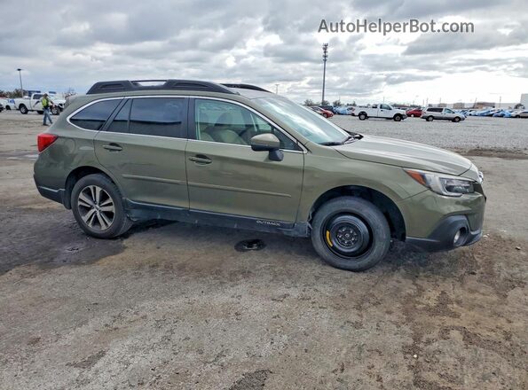 4S4BSANC1J3246675 2018 SUBARU OUTBACK Зеленый Передняя правая четверть