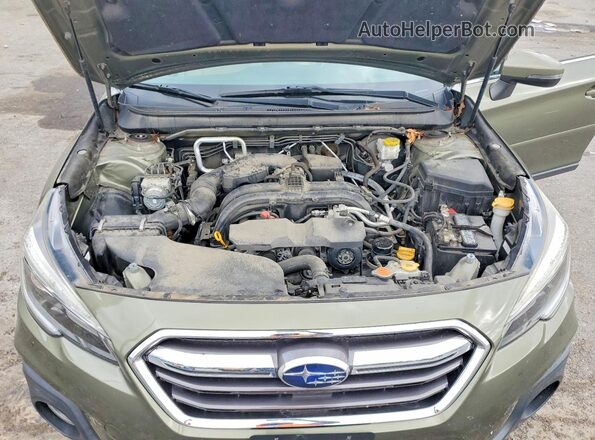 4S4BSANC1J3246675 2018 SUBARU OUTBACK Зеленый Вид задней части салона