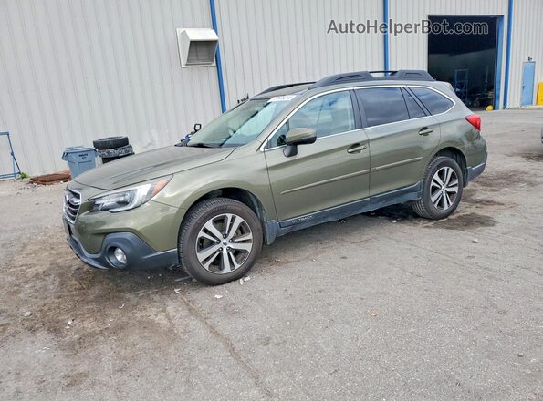 4S4BSANC1J3246675 2018 SUBARU OUTBACK Зеленый Передняя левая четверть
