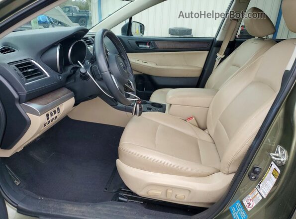 4S4BSANC1J3246675 2018 SUBARU OUTBACK Зеленый Вид салона спереди