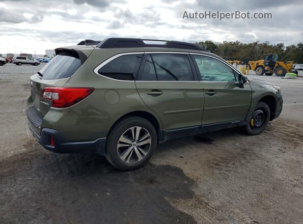 4S4BSANC1J3246675 2018 SUBARU OUTBACK Зеленый Задняя правая четверть