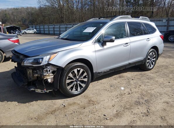 4S4BSANC2H3336878 2017 SUBARU OUTBACK Серебряный Передняя левая четверть