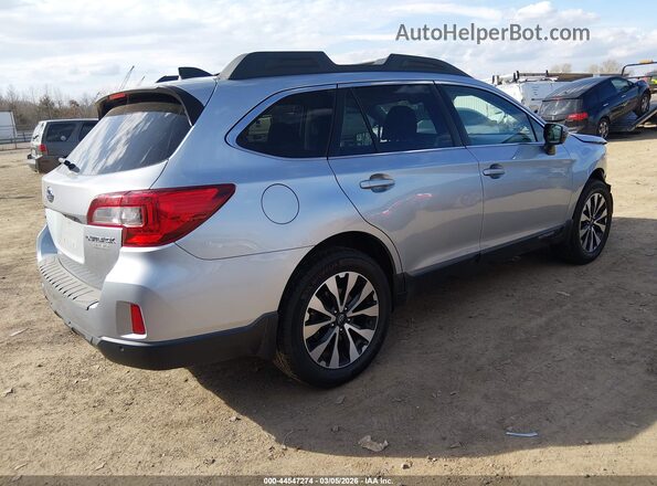 4S4BSANC2H3336878 2017 SUBARU OUTBACK Серебряный Задняя правая четверть