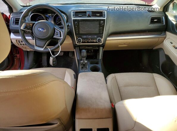 4S4BSANC3J3343022 2018 SUBARU OUTBACK Темно-бордовый Вид панели приборов