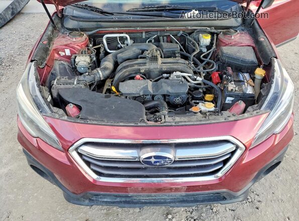 4S4BSANC3J3343022 2018 SUBARU OUTBACK Темно-бордовый Вид задней части салона