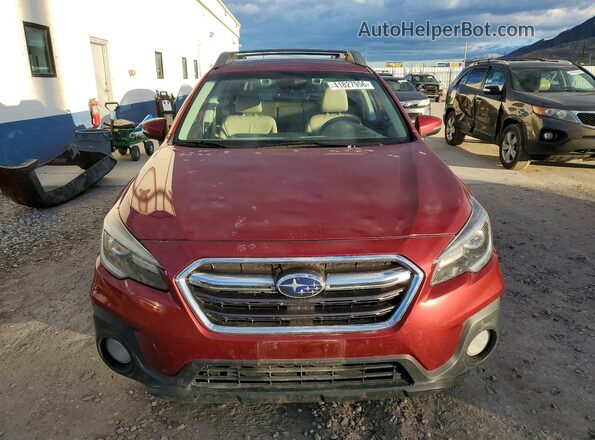 4S4BSANC3J3343022 2018 SUBARU OUTBACK Темно-бордовый Вид спереди