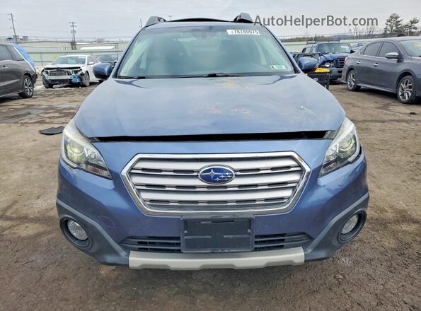 4S4BSANC4H3349809 2017 SUBARU OUTBACK Синий Вид спереди