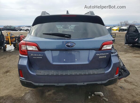4S4BSANC4H3349809 2017 SUBARU OUTBACK Синий Вид сзади