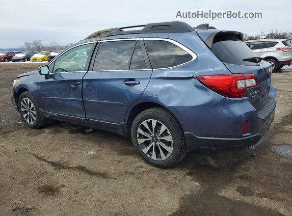 4S4BSANC4H3349809 2017 SUBARU OUTBACK Синий Задняя левая четверть