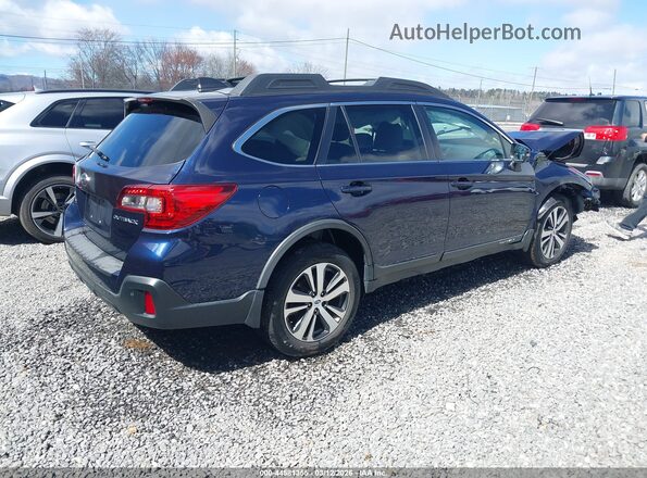 4S4BSANC4J3209684 2018 SUBARU OUTBACK Синий Задняя правая четверть