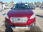 2016 Subaru Outback 2.5i Limited Красный vin: 4S4BSANC5G3238104