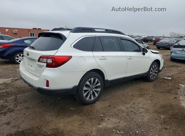 4S4BSANC5H3241506 2017 SUBARU OUTBACK White Trasero derecho