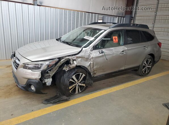 4S4BSANC5J3294633 2018 SUBARU OUTBACK Бежевый Передняя левая четверть