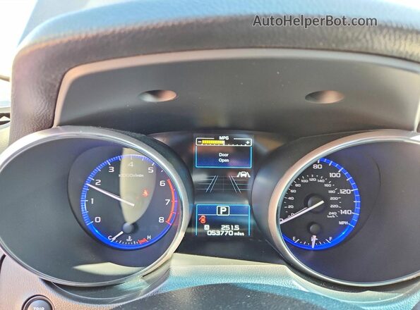 4S4BSANC8K3226232 2019 SUBARU OUTBACK Черный Вид щитка приборов