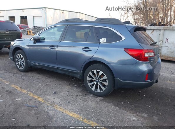 4S4BSANCXG3339039 2016 SUBARU OUTBACK Синий Задняя левая четверть