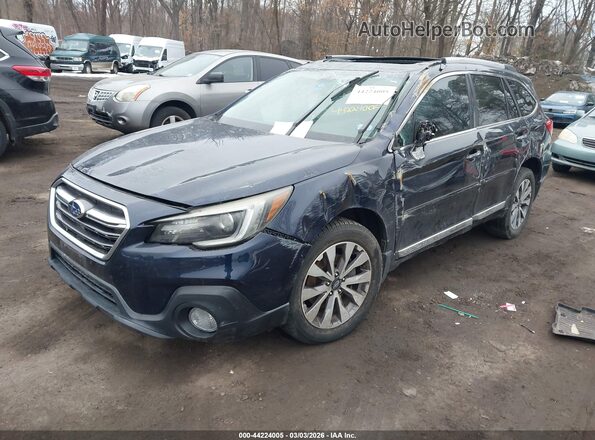 4S4BSATC1J3364566 2018 SUBARU OUTBACK Синий Передняя левая четверть
