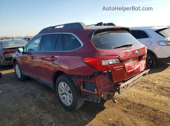 4S4BSBCC4G3213932 2016 SUBARU OUTBACK Красный Задняя левая четверть