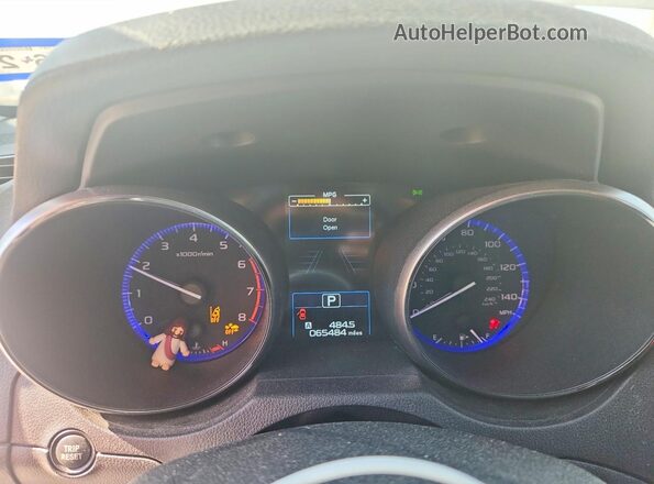 4S4BSBFC3G3296975 2016 SUBARU OUTBACK Серебряный Вид щитка приборов