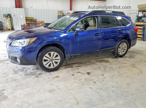 4S4BSBFCXG3224459 2016 SUBARU OUTBACK Синий Передняя левая четверть