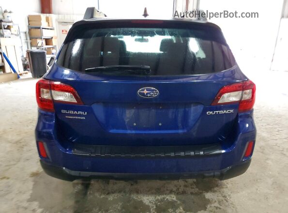4S4BSBFCXG3224459 2016 SUBARU OUTBACK Синий Вид сзади