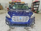 2016 Subaru Outback 2.5i Premium Синий vin: 4S4BSBFCXG3224459