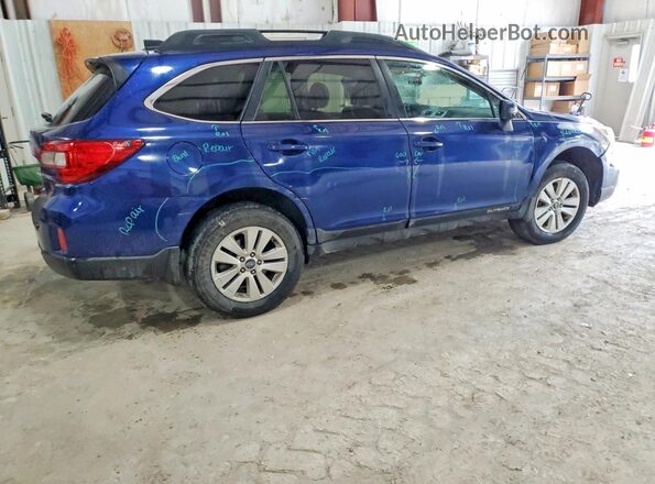 4S4BSBFCXG3224459 2016 SUBARU OUTBACK Синий Задняя правая четверть