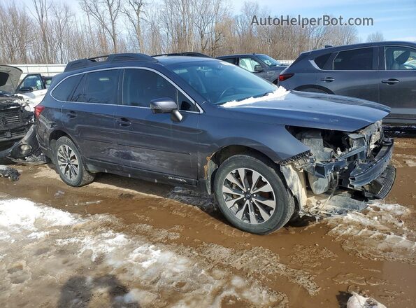 4S4BSBNC6G3306867 2016 SUBARU OUTBACK Синий Передняя правая четверть