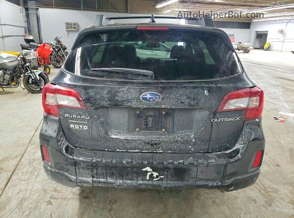 4S4BSBNCXG3219229 2016 SUBARU OUTBACK Черный Вид сзади