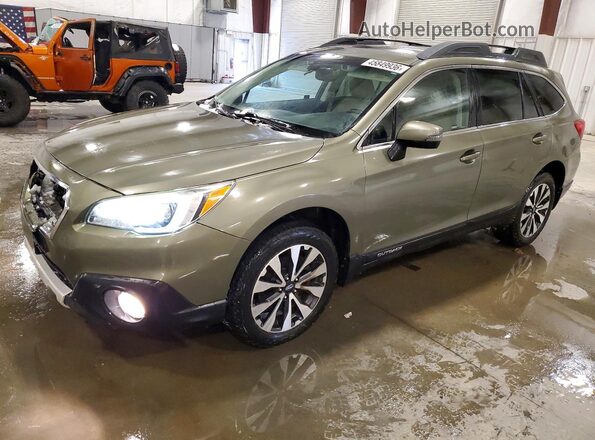 4S4BSENC0G3258350 2016 SUBARU OUTBACK Зеленый Передняя левая четверть