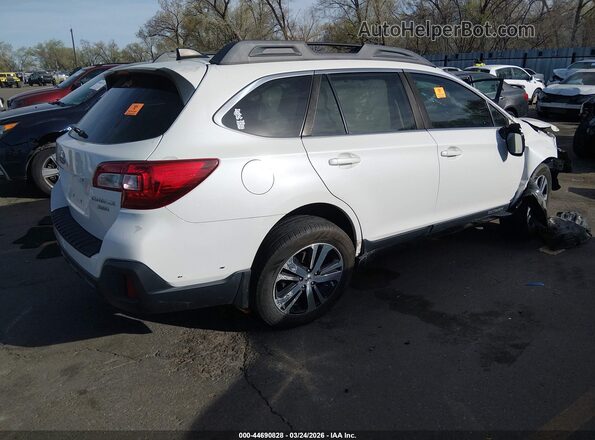 4S4BSENC0J3342563 2018 SUBARU OUTBACK White Tył prawy