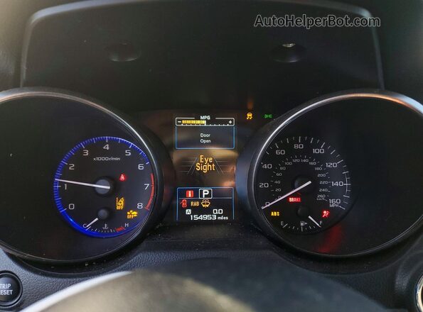 4S4BSENC4K3311446 2019 SUBARU OUTBACK Серый Вид щитка приборов