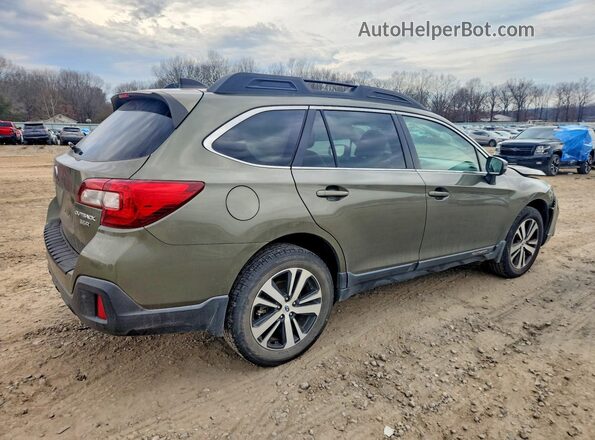 4S4BSENC8J3380008 2018 SUBARU OUTBACK Зеленый Задняя правая четверть